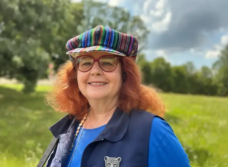 Martina Weise beim Stelldichein im Gemeindehaus
